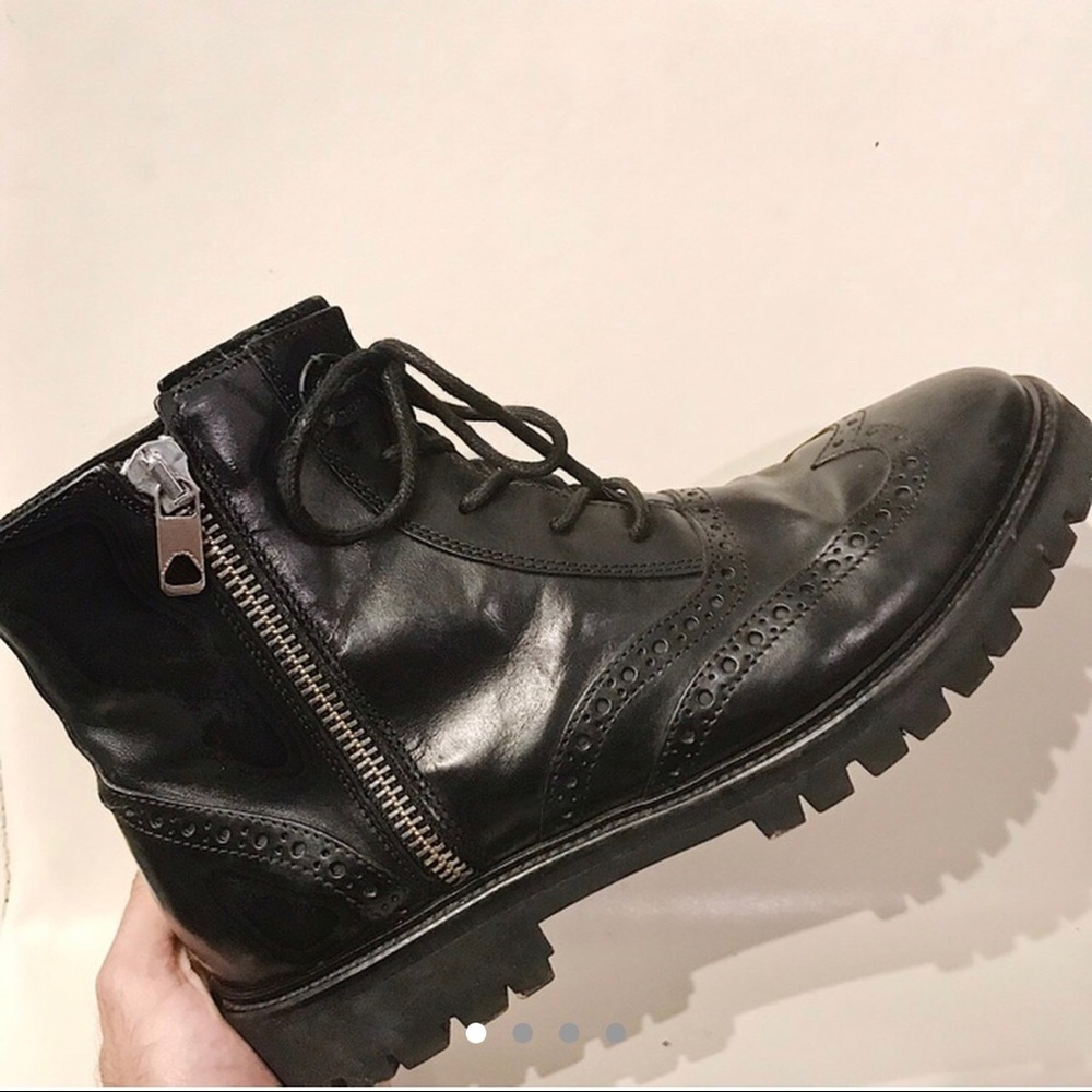 Diesel Black Gold “chief” ankle zip boots